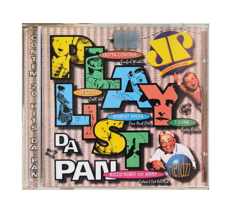 CD Original Playlist da Pan – Fieldzz (1997) – Usado e em Ótimo Estado