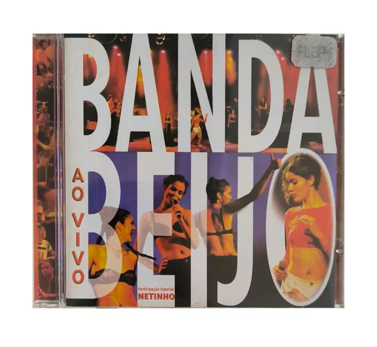 CD Banda Beijo – Ao Vivo (1998) | Original e Conservado | Netinho – Peraê!
