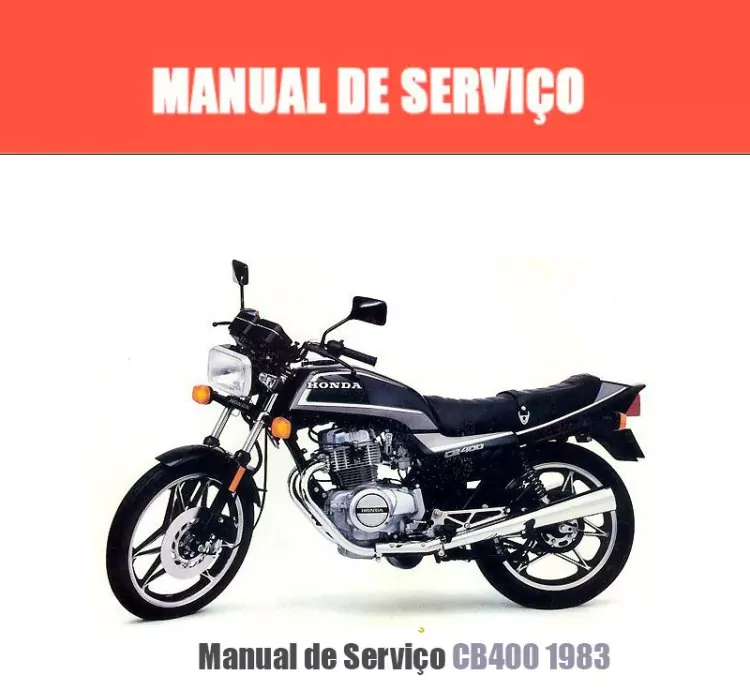 Manual de Serviço CB400 1983 – PDF Ilustrado em Português com Envio Imediato
