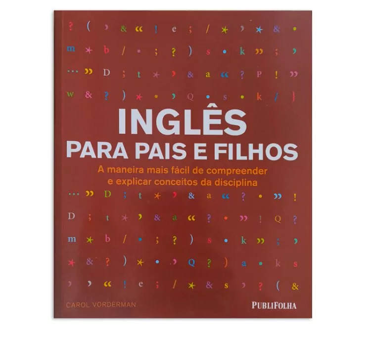 Livro “Inglês para Pais e Filhos” de Carol Vorderman - Usado conservado