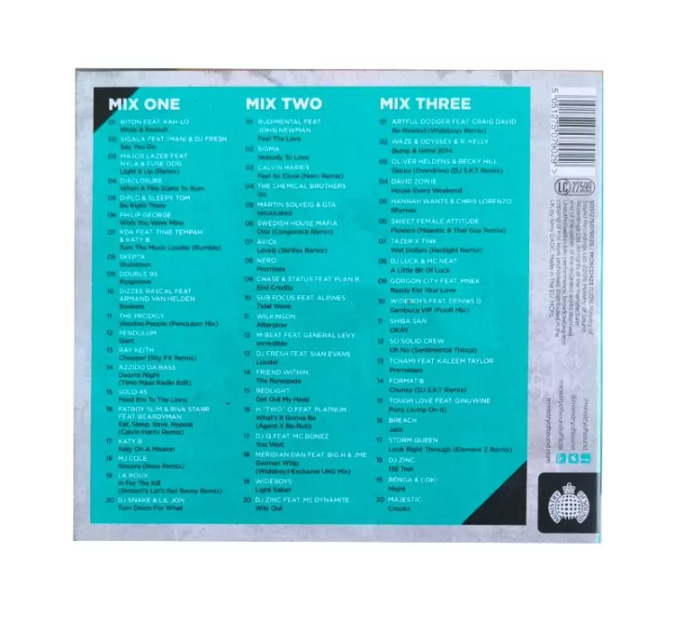 Box 3 CDs – Ministry of Sound: Back To Bass | Estado de Novo