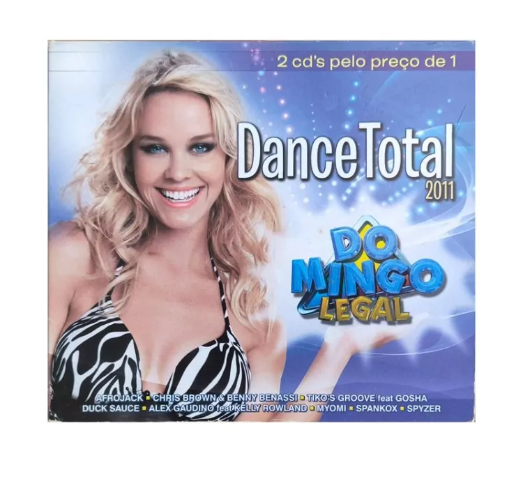 CD Domingo Legal – Dance Total 2011 | 2 CDs Originais