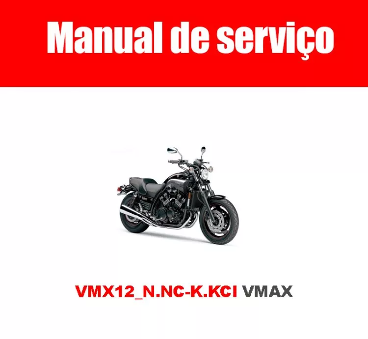 Manual de Serviço Yamaha VMAX VMX12 (1995) em INGLÊS