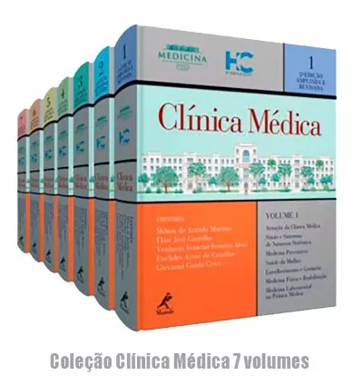 Ebooks: Coleção Clínica Médica FMUSP –  7 Volumes