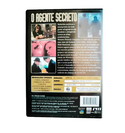 DVD O Agente Secreto (Original e Conservado) – Filme Raro para Colecionadores
