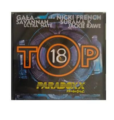 CD Top 18 Paradoxx Music (Usado) - Raro e em Ótimo Estado!