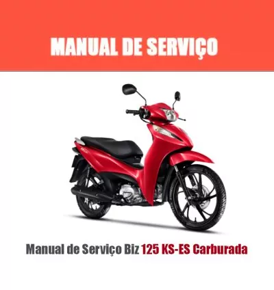 Manual de Serviço Biz 125 KS/ES Carburada em PDF – Completo, Ilustrado 1