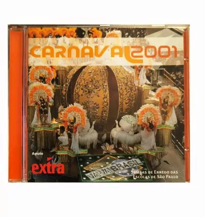 CD Sambas de Enredo Carnaval 2001 São Paulo conservado. 1