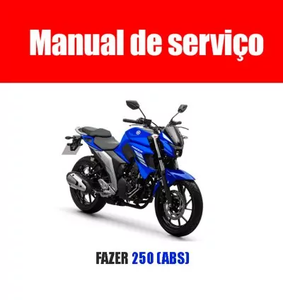Manual de Serviço Yamaha Fazer 250 ABS 2022 – PDF Digital 1