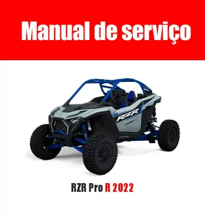 Manual de Serviço RZR Pro R 2022 – PDF Digital (Em Inglês) 1