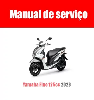 Manual de Serviço Yamaha Fluo 125cc 2023 – PDF Completo em Português 1