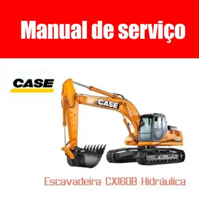 Manual de Serviço Escavadeira Hidráulica CX160B – PDF Completo em Português 1