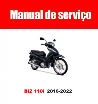 Manual de Serviço Honda BIZ 110i 2016 -2022– PDF Completo em Português 1