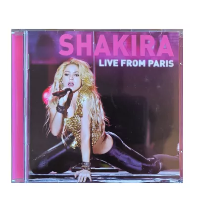 CD + DVD Shakira – Live From Paris | Edição Rara e Conservada