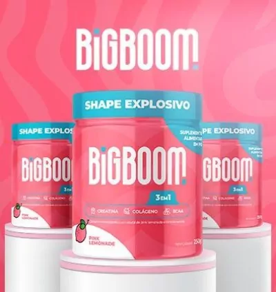 Bigboom/ mas energia disposição e vitalidade natural
