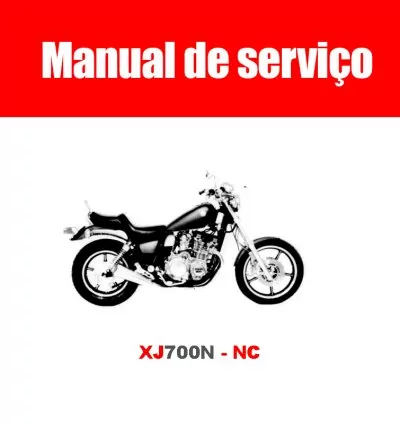 Manual de Serviço Yamaha XJ700N/NC – PDF em Inglês 1