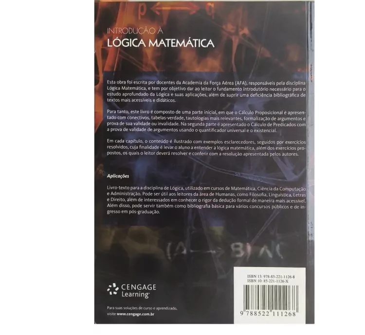 Introdução à Lógica Matemática – Cengage Learning | Livro capa comum
