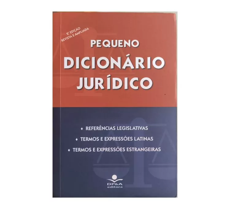 Pequeno Dicionário Jurídico – Dp&A | Edição de 2002 | Livro em Bom Estado