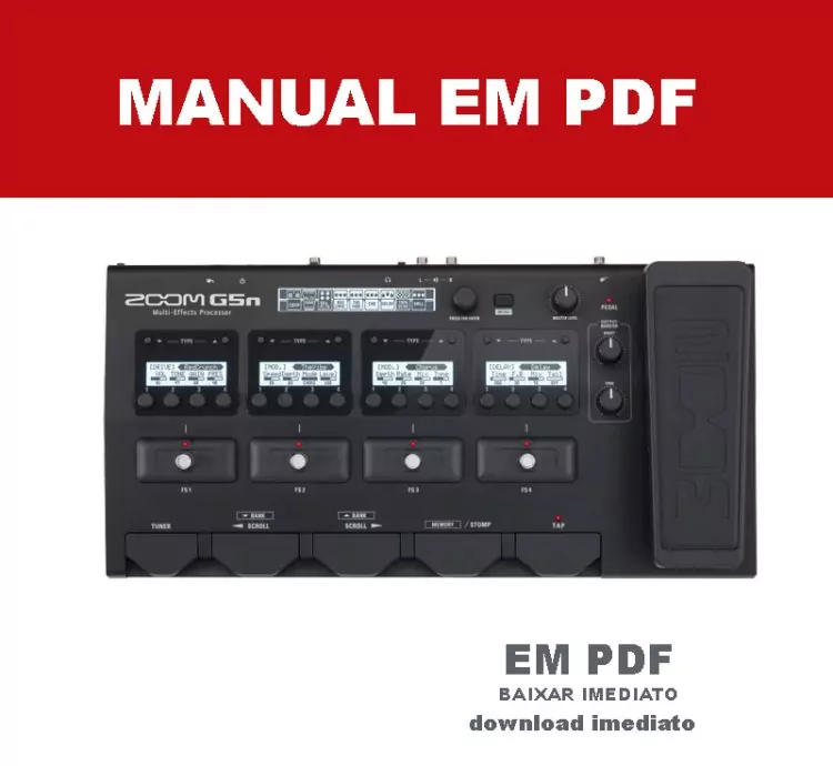 Manual Zoom G5n em Português – PDF Digital