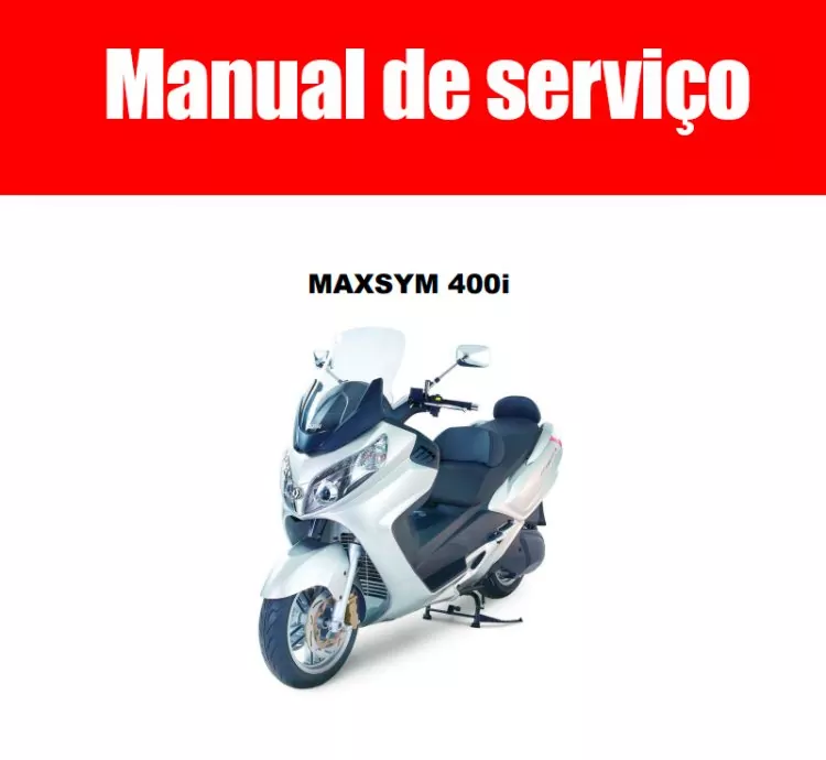 Manual de Serviço Dafra MAXSYM 400i - PDF em Português
