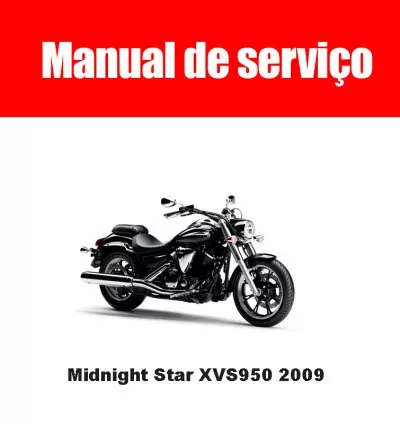 Manual de Serviço Yamaha Midnight Star XVS950 2009 – PDF em Português 1