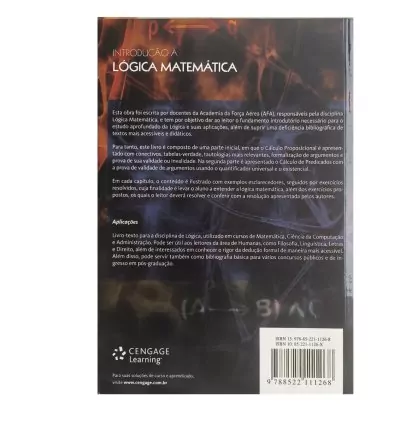 Introdução à Lógica Matemática – Cengage Learning | Livro capa comum