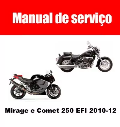 Manual de Serviço: Mirage e Comet 250 EFI 2010-2012 – PDF 1