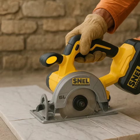 Serra Mármore Snel Ferramentas – Potência e Mobilidade para Cortes Profissionais!