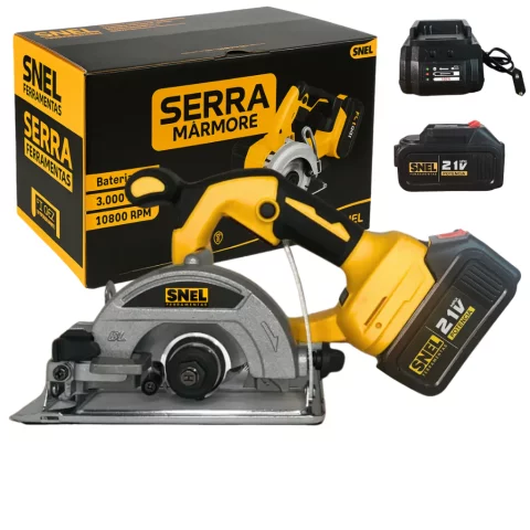 Serra Mármore Snel Ferramentas – Potência e Mobilidade para Cortes Profissionais!