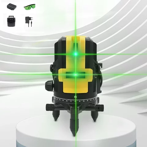 Nível a Laser Automático Verde 360° com Maleta – Profissional de 2, 5, 12 e 16 Linhas
