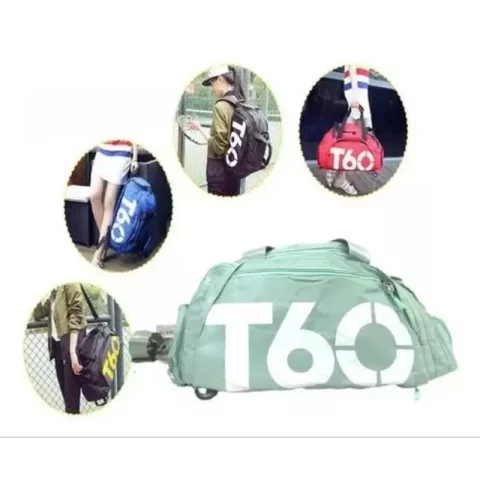 Bolsa Mala Mochila Academia e Viagem Feminina com Alça Transversal – Estilo, Praticidade e Versatilidade em Um Só Produto! 5