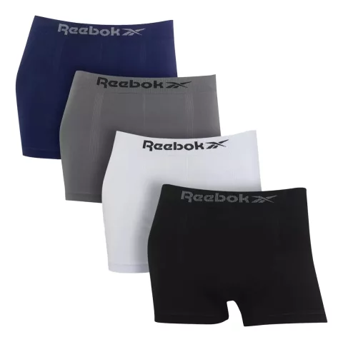 Kit 10 Cuecas Reebok Masculinas Boxer em Microfibra Sem Costura