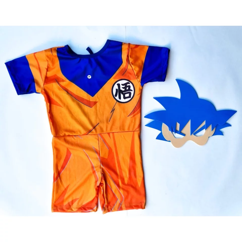 Fantasia Infantil Dragon Ball Z – Transformações Super Saiyajin Goku