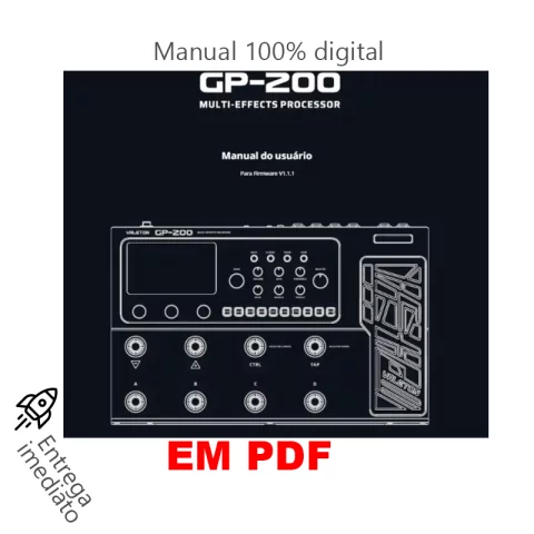 Manual em Português GP200 – PDF para Download Imediato