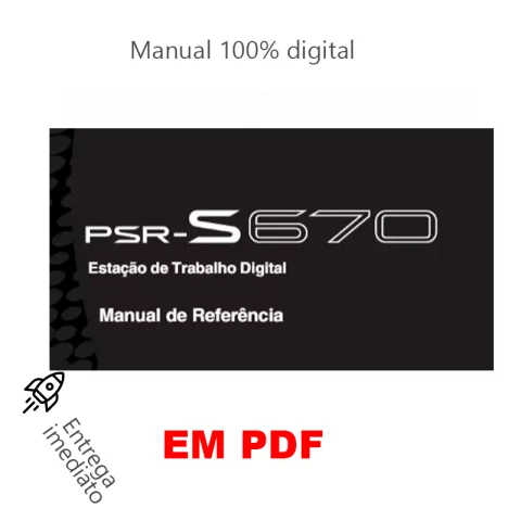 Manual de Referência Yamaha PSR-S670 em PDF (Português)