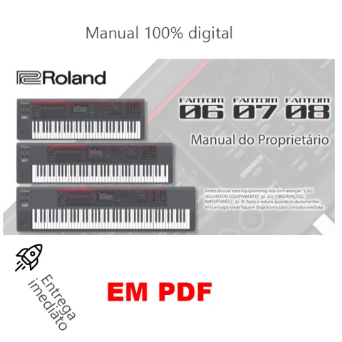 Manual Roland FANTOM-06 / FANTOM-07 / FANTOM-08 – PDF em Português