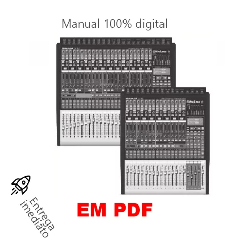 Manual da Mesa Presonus StudioLive 16.4.2 em Português