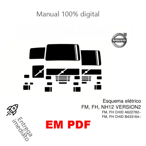 Esquema Elétrico Volvo FH D13A – PDF em Português