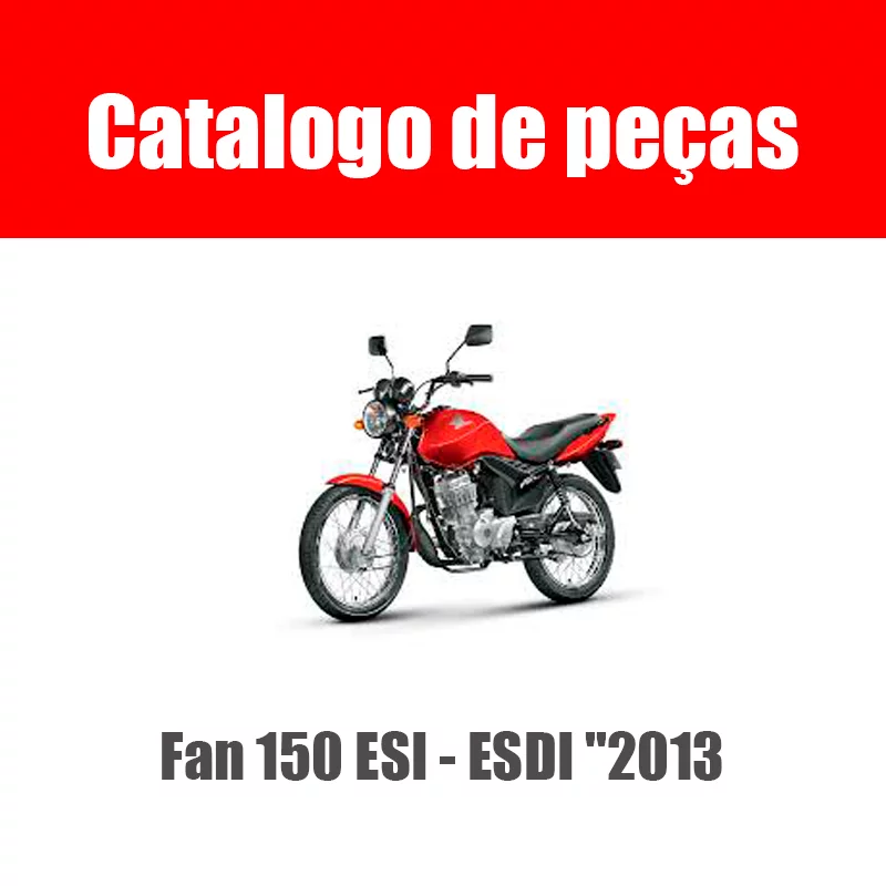 Catálogo de Peças Fan 150 ESI / ESDI 2013 – PDF Completo