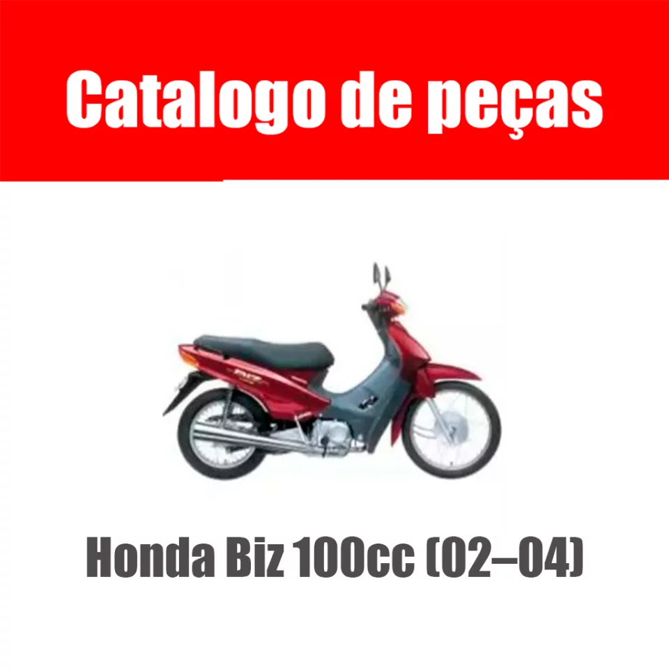 Catálogo de Peças Honda Biz 100cc (2002–2004) – PDF