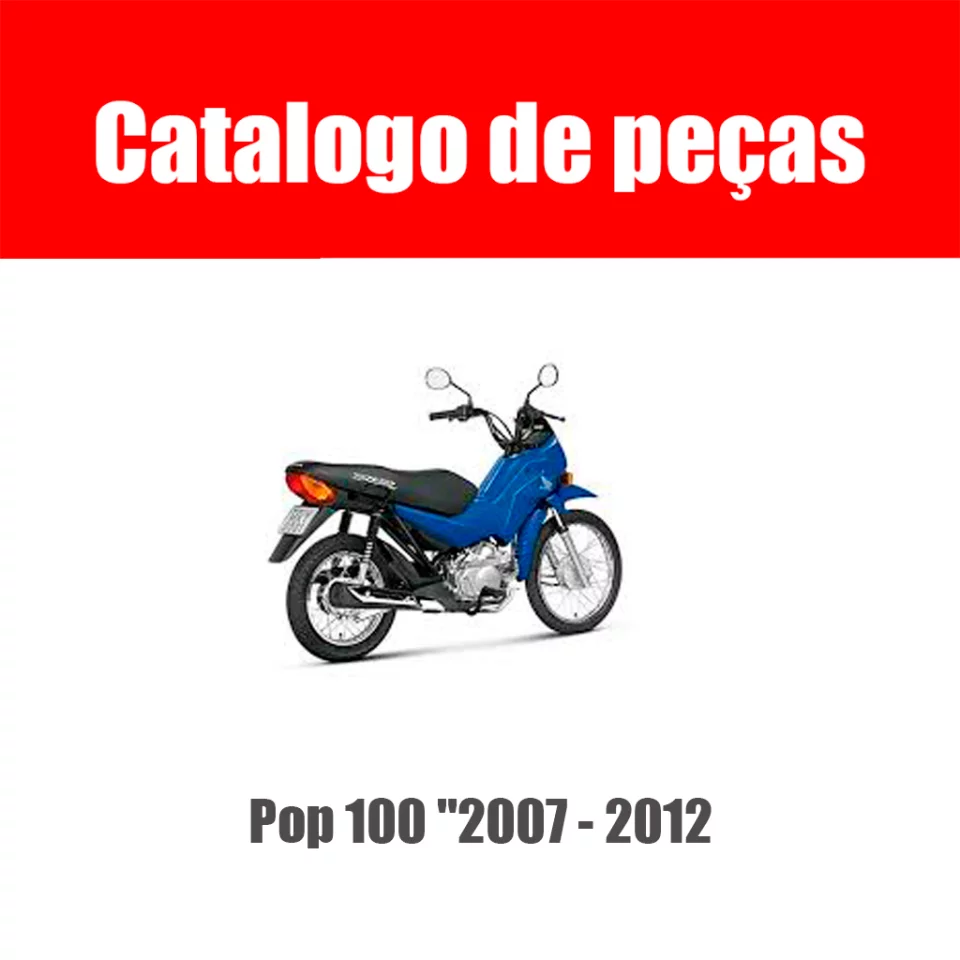 Catálogo de Peças Honda Pop 100 2007–2012 em PDF