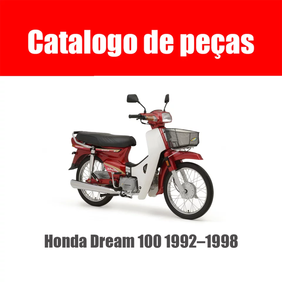 Catálogo de Peças Honda Dream 100 1992–1998 em PDF