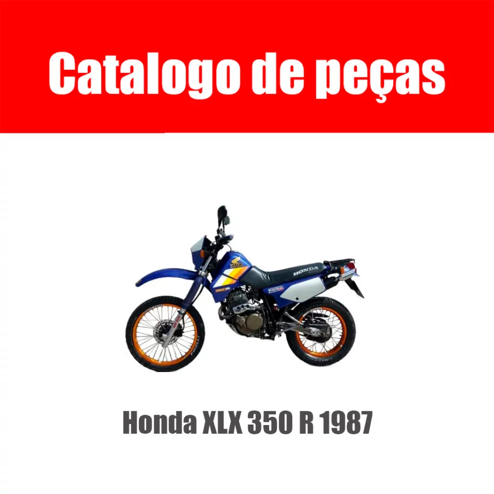 Catálogo de Peças Honda XLX 350 R 1987–1990 em PDF