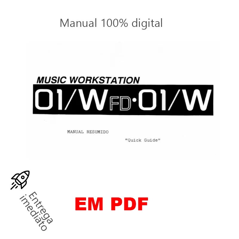 Manual do Teclado Korg 01/W FD – PDF em Português