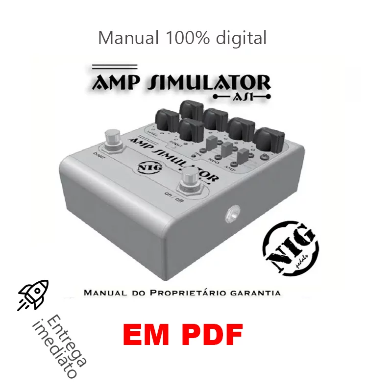 Manual do Pedal NIG AS1 – Amp Simulator Tips em Português – PDF