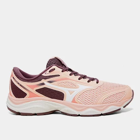 Tênis Mizuno Hawk 5 Feminino - Rosa e Vinho