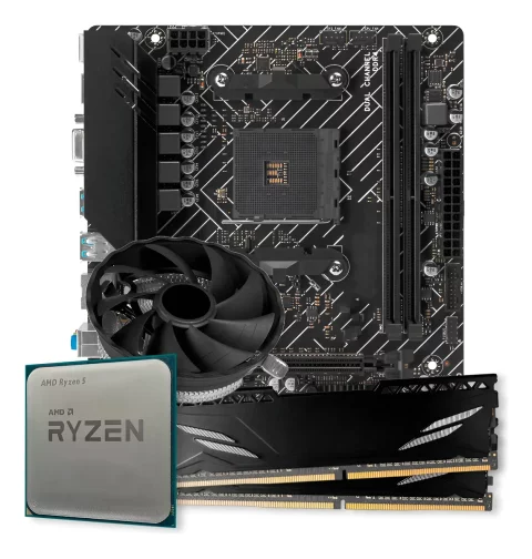 Kit Upgrade Gamer AMD Ryzen 5 5500 + A520M + 16GB DDR4 – Mancer 1