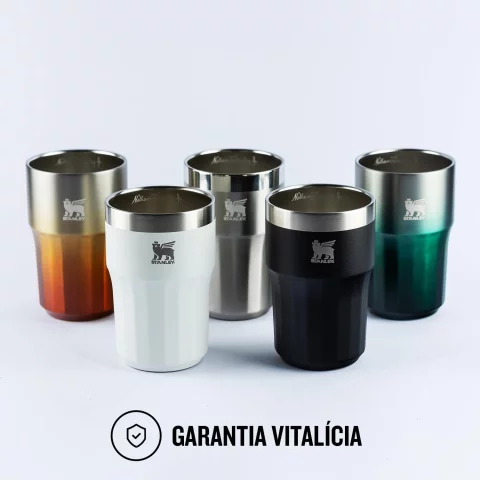 Copo Térmico Stanley Prismático 384ml – Bebidas Frias ou Quentes | Inox Original