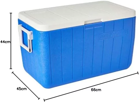 Caixa Térmica Coleman 48 QT (45,4 L) – Conservação de Gelo por 1 Dia + Capacidade para 64 Latas 6