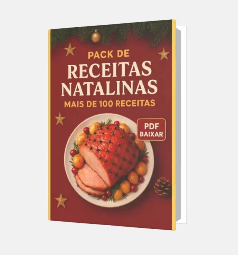 Pack de Receitas Natalinas – Mais de 100 Receitas Para o Seu Natal Brilhar!